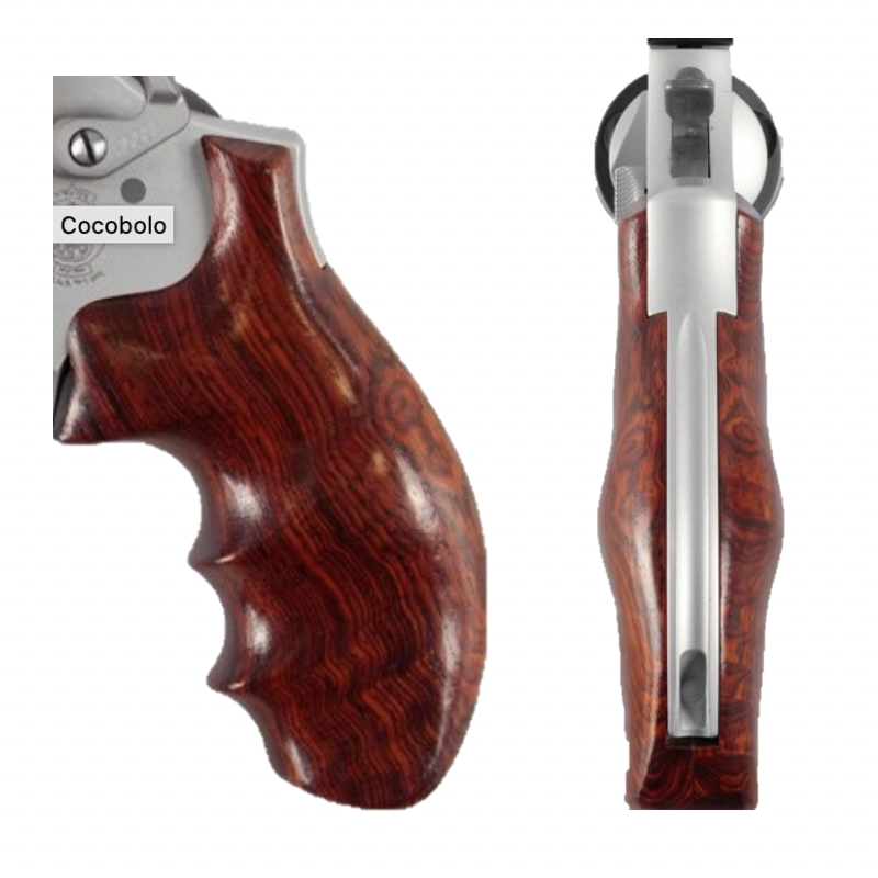 2 Plaquettes De Crosse Antidérapantes En Bois Cocobolo Wenge - Pour Poignées De Pistolet Type 1911
