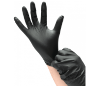 GANTS JETABLES EN NITRILE X50 PIECES - ALCES - NOIR
