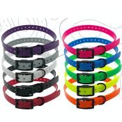 Sangle Biothane de remplacement pour collier électronique 650 x 19 x 2 mm HB DOG