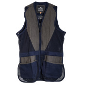 GILET DE TIR SANS MANCHE HAUNTER - MODÈLE SHOOTING VEST - GRIS/BLEU
