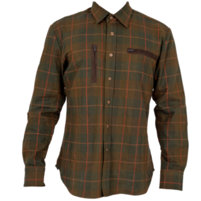CHEMISE A CARREAUX POUR HOMME HAUNTER - MODELE ROWEN - VERT