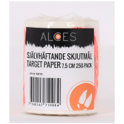 CIBLES DE TIR - PASTILLES AUTOCOLLANTES  X250 PIÈCES - 7,5cm - ALCES