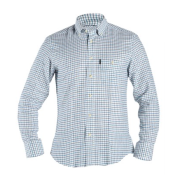 CHEMISE A CARREAUX POUR HOMME HAUNTER - MODELE EILD - BLEU