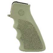POIGNÉES CAOUTCOUC HOGUE TACTICAL AR 15 / M16 AVEC EMPREINTES DE DOIGTS - VERT