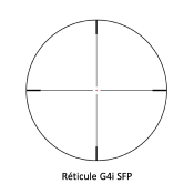 Lunette de chasse GPO Spectra 1x - 7,5x50i - RETICULE G4 IL
