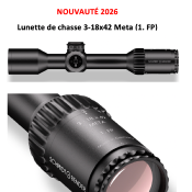 LUNETTE DE CHASSE ET TIR SPORTIF 3-18x42 META 1.FP - SCHMIDT ET BENDER 