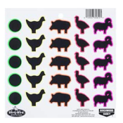 PASTILLES AUTOCOLLANTES MULTI COULEUR BIRCHWOOD CASEY x100 feuilles