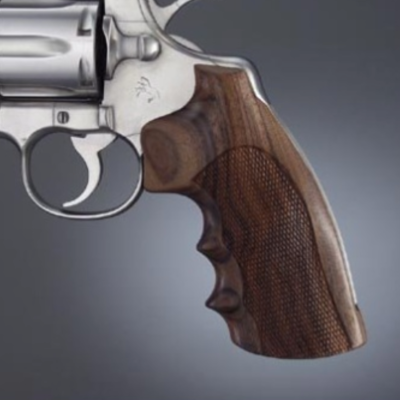 POIGNÉE BOIS PAU FERRO QUADRILLEE COLT PYTHON - HOGUE