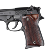 POIGNÉE BOIS COCOBOLO QUADRILLEE BERETTA 92 - HOGUE