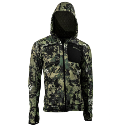 VESTE A CAPUCHE CAMO VERT HAUNTER - MODÈLE THON