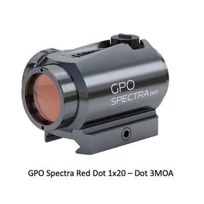 GPO Spectra Red Dot 1x20 - Point rouge 3 MOA