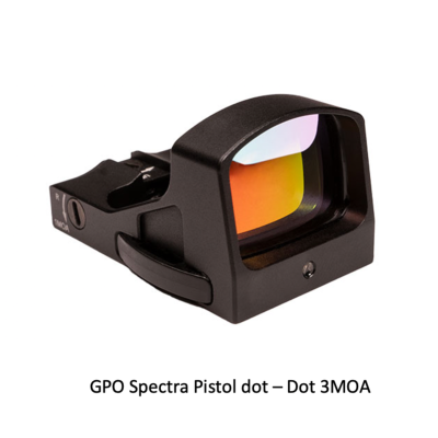 Point rouge GPO Spectra Pistol 3MOA