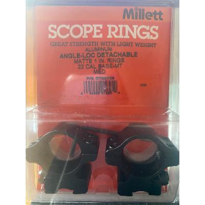 LOT DE 2 COLLIERS MILLETT Angle-Loc 25,4mm Medium - Modèle .22