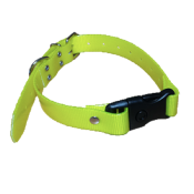 COLLIER JAUNE FLUO BIOTHANE BIOGOLD CLIP RAPIDE 600X25mm HB DOG