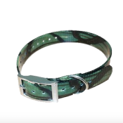 COLLIER HB DOG BIOTHANE BIOGOLD 600X25mm VERT CAMO