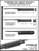 KIT HOGUE - CROSSE + DEVANT FUSILS À POMPE MOSSBERG 500, 590 et 835 CALIBRE 12 - NOIR
