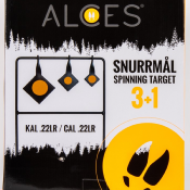 CIBLES BASCULANTES 22LR - 3 OBJECTIFS - ALCES - 3 CIBLES
