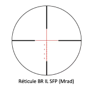 Lunette de battue GPO Spectra 8X -  2-16x44i- RETICULE BR IL SFP