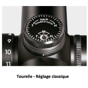 LUNETTE DE CHASSE 4-16 X 50 KLASSIK LM P3 CLASSIC SCHMIDT & BENDER