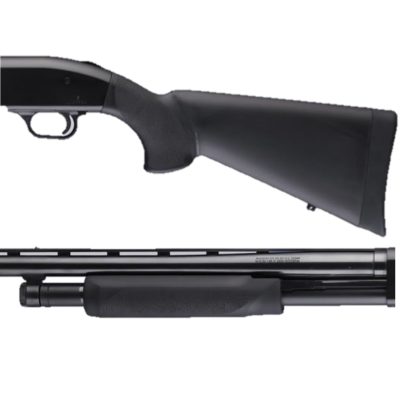 KIT HOGUE - CROSSE + DEVANT FUSILS À POMPE MOSSBERG 500, 590 et 835 CALIBRE 12 - NOIR