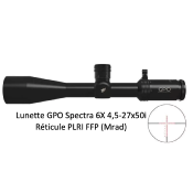 Lunette de chasse GPO Spectra 6x - 4,5-27x50i - RETICULE PLRI FFP