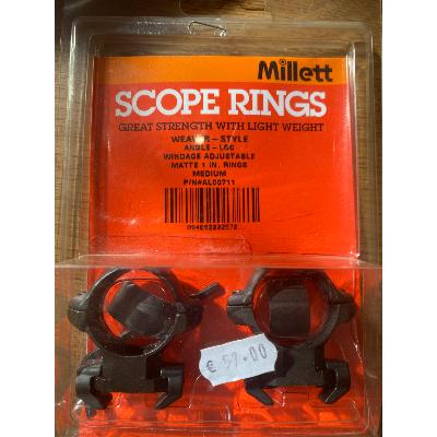 Lot de 2 Colliers MILLETT Angle-Loc - 25,4mm Medium