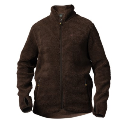VESTE POLAIRE MARRON HAUNTER - MODÈLE SHERPA