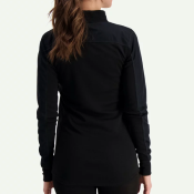 T-shirt Svala Windproof manches longues coupe-vent noir - 3XL