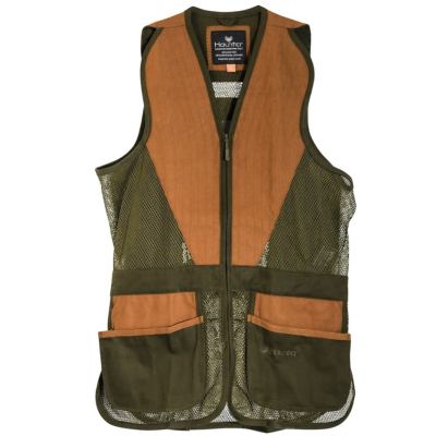 GILET DE TIR SANS MANCHE HAUNTER - MODÈLE SHOOTING VEST - BEIGE/VERT