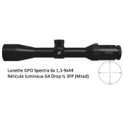 Lunette de chasse polyvalente GPO Spectra 1.5-9x44