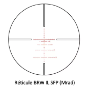 Lunette de chasse polyvalente GPO Spectra 6x - 2-12x44i - RETICULE BRW IL