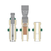 JEUX D'OUTILS CARBURE DE TITANE SÉRIE PRO COMPÉTITION - ARME DE POING CALIBRE .45 GAP - REDDING