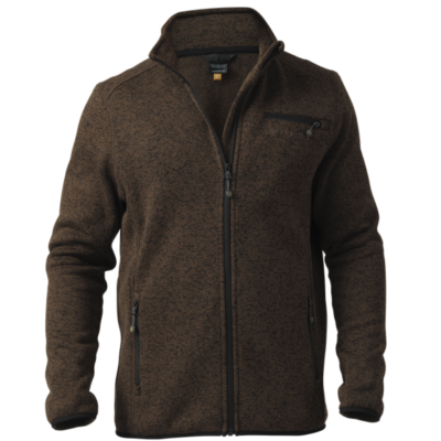 VESTE POLAIRE MARRON HAUNTER - MODÈLE KVIKK