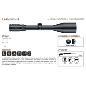 LUNETTE DE CHASSE 2,5-10 x 56 KLASSIK LM L3 CLASSIC SCHMIDT & BENDER   