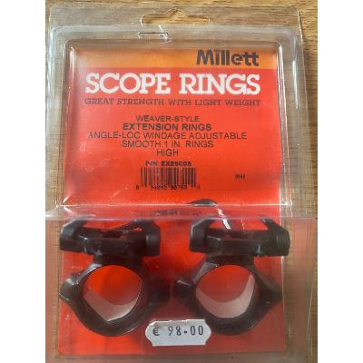 Lot de 2 Colliers MILLETT Extension Angle-Loc 25,4mm Haut